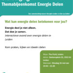 Themabijeenkomst Energie Delen